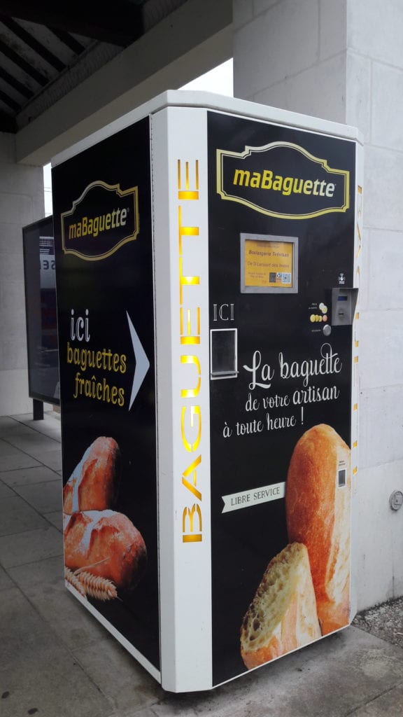 Automat na bagietki, Francja