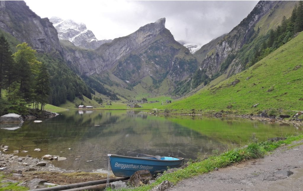 Jezioro Seealpsee, fot. archiwum własne