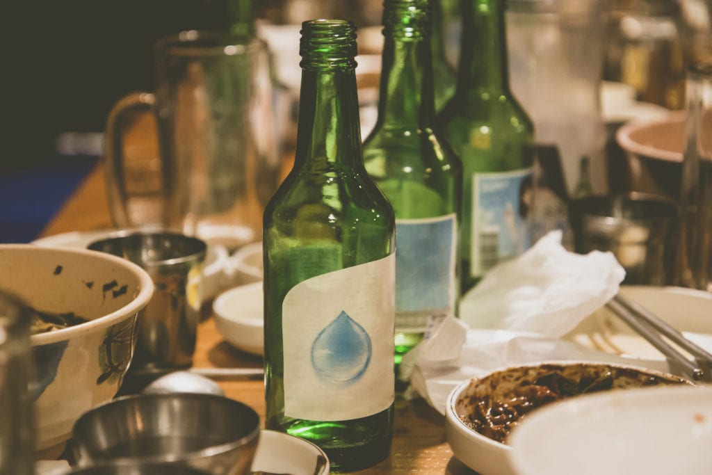 Soju, koreański napój alkoholowy,