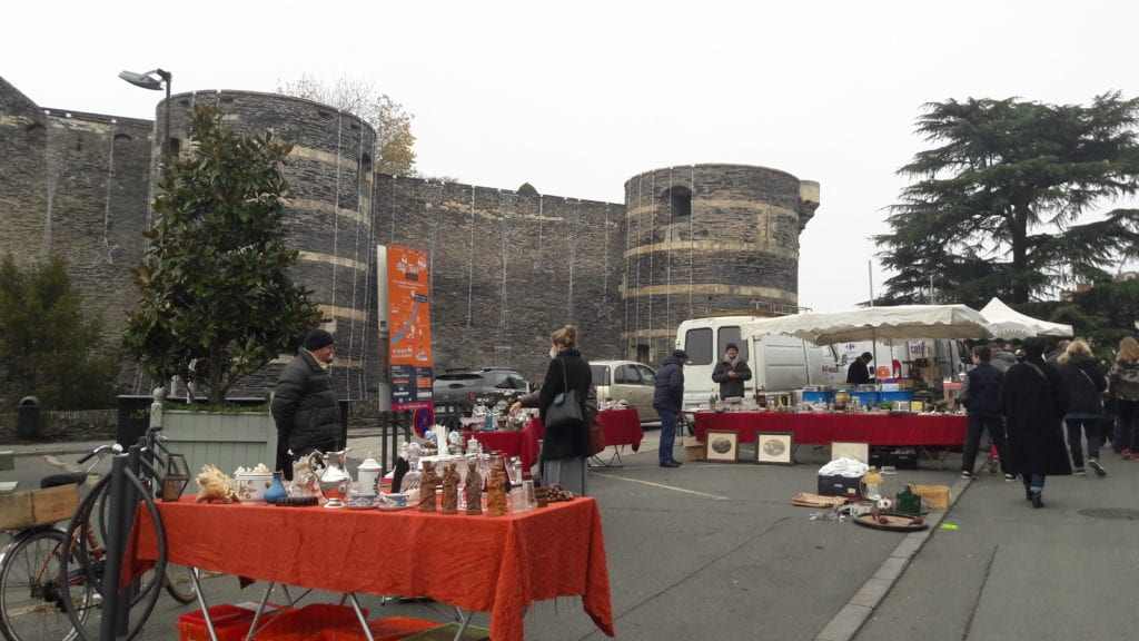 Targ w Angers, fot. archiwum własne Francja