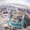 Widok z Burj Khalifa, Dubaj