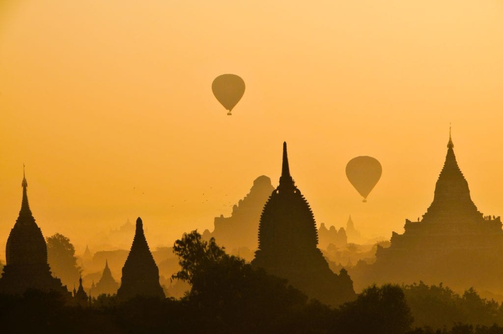 Baloty w Bagan, Mjanma