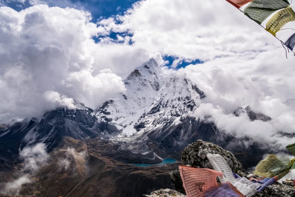 Chukkung Ri peak, Nepal,