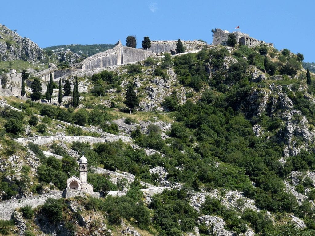 Mury miejskie, Kotor Czarnogóra