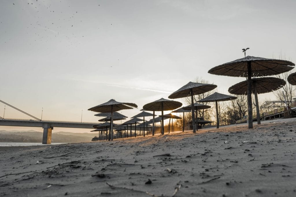 Plaża w Nowym Sadzie, Serbia