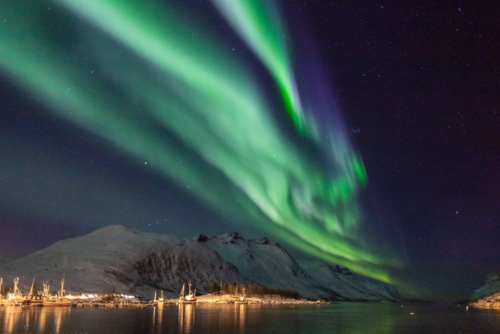 Wybierz się do norweskiego Tromso obserwować zorze polarne,