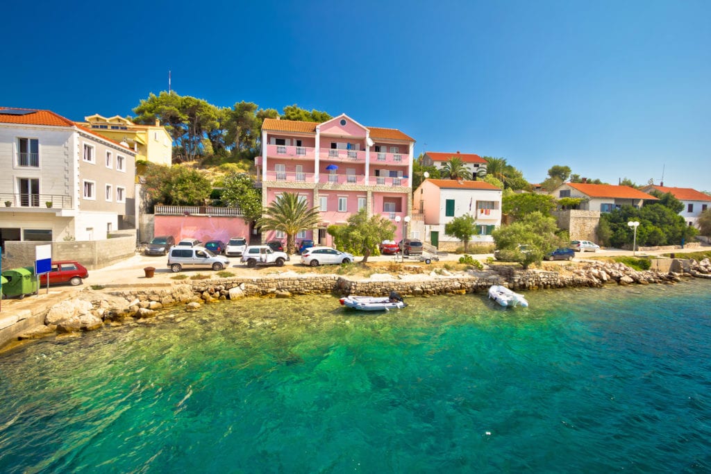 Wybrzeże w Sali, Dugi Otok, Chorwacja
