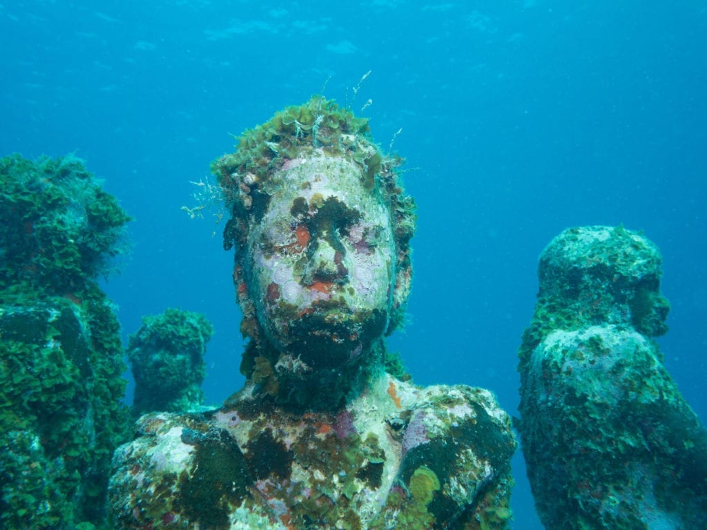 MUSA, podwodne muzeum sztuki, Cancun, Meksyk