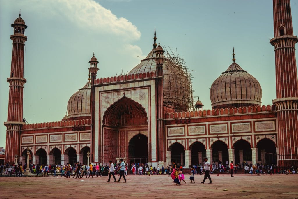 Dżami Masdżid - Wielki Meczet w Delhi, Indie