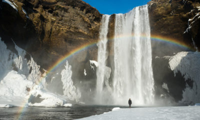 Wodospad Skógafoss, Islandia
