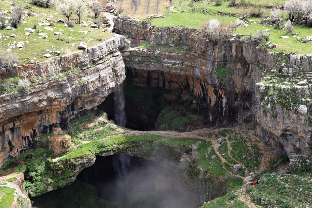 Wodospady Baatara Gorge, Liban
