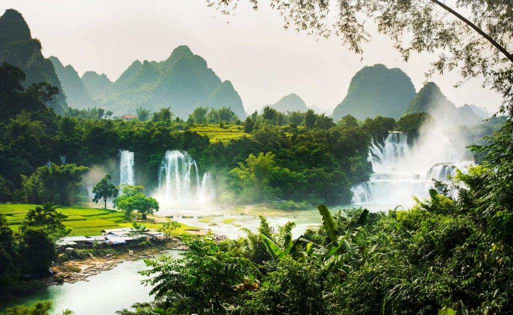 Wodospady Ban Gioc – Detian, na granicy Wietnamu i Chin