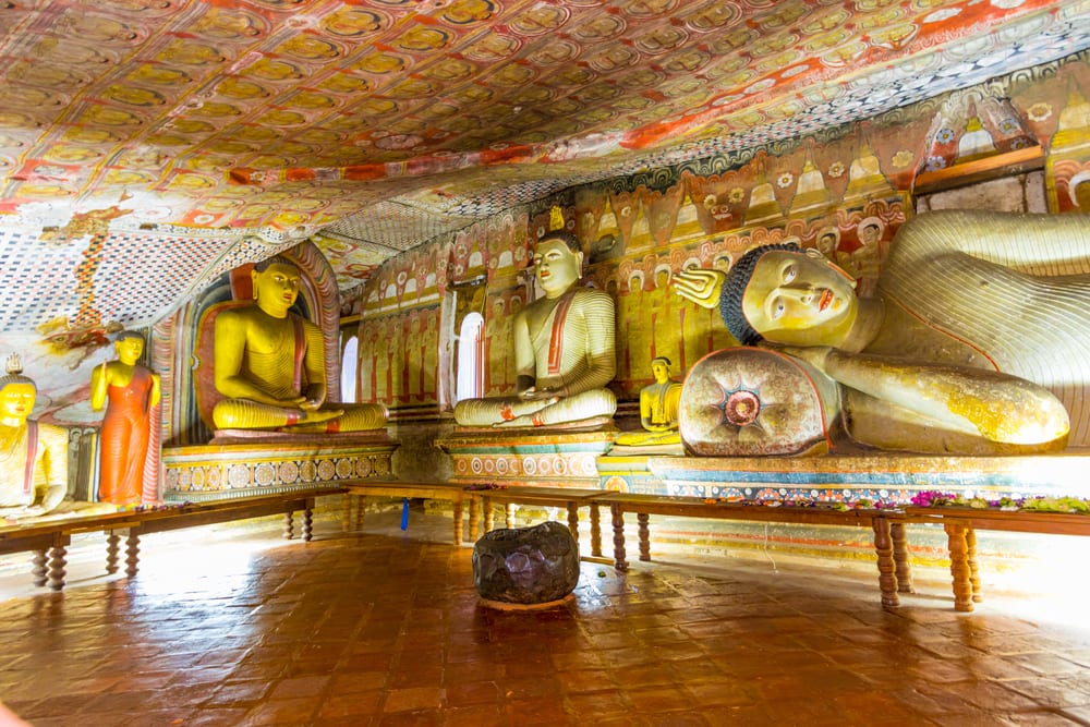 Świątynia Dambulla, Sri Lanka