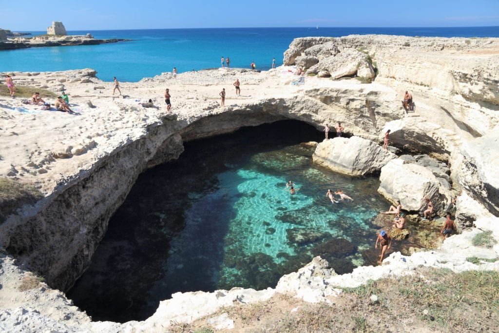 Grotta della Poesia, Jaskinia Poety w Roca Vecchia, niedaleko Lecce
