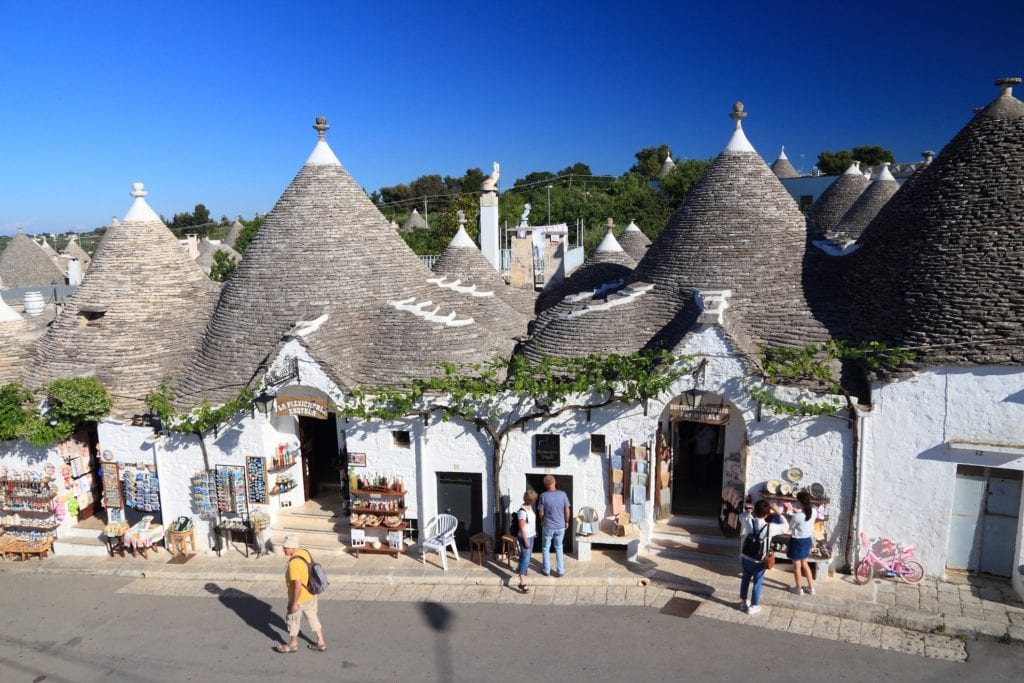 Trulli w Alberobello, Apulia, Włochy
