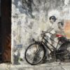 Graffiti w George Town, Penang, Malezja