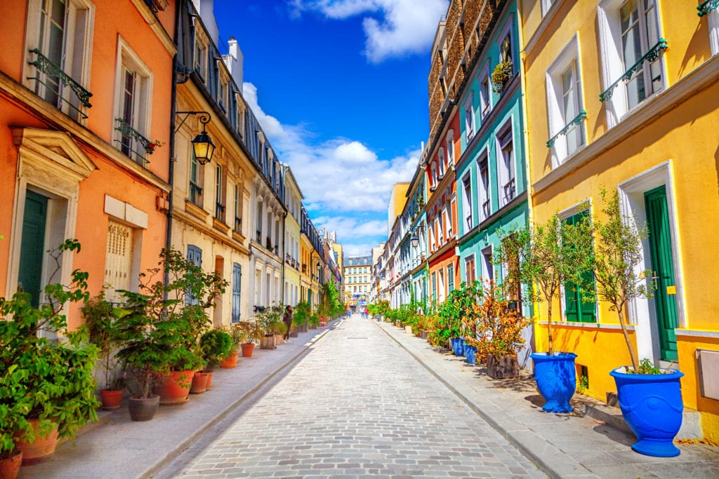 Ulica Rue Crémieux w Paryżu,