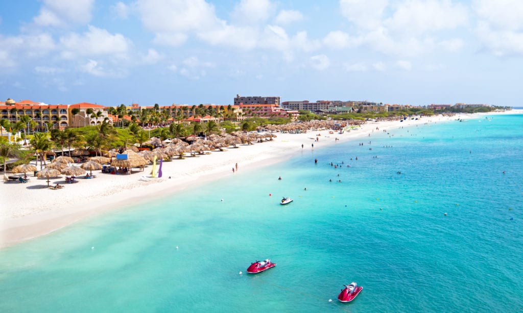 Plaża Eagle Beach Aruba najpiękniejsza plaża na wyspie