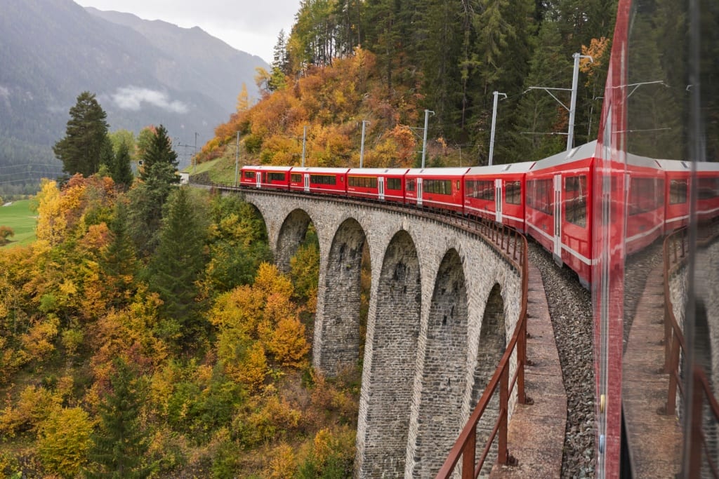 Glacier Express, Szwajcaria