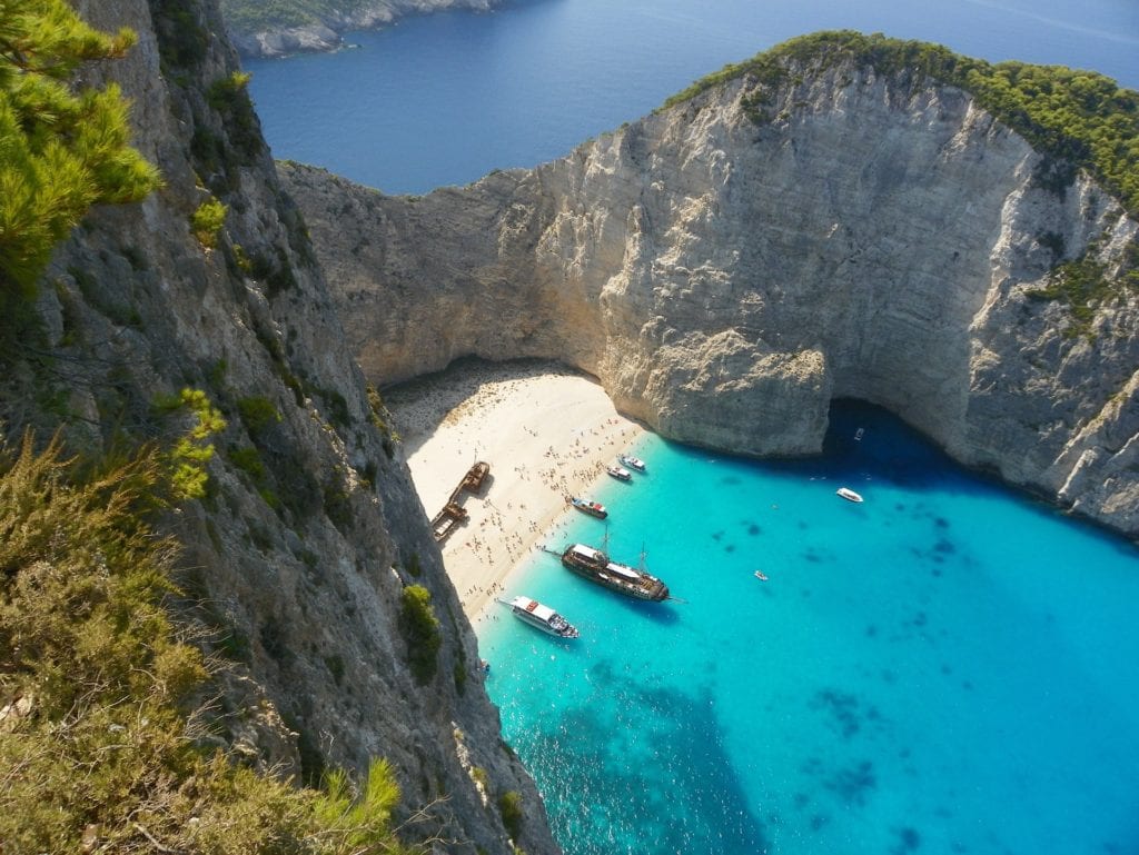 Plaża Navagio, Zakintos, Grecja