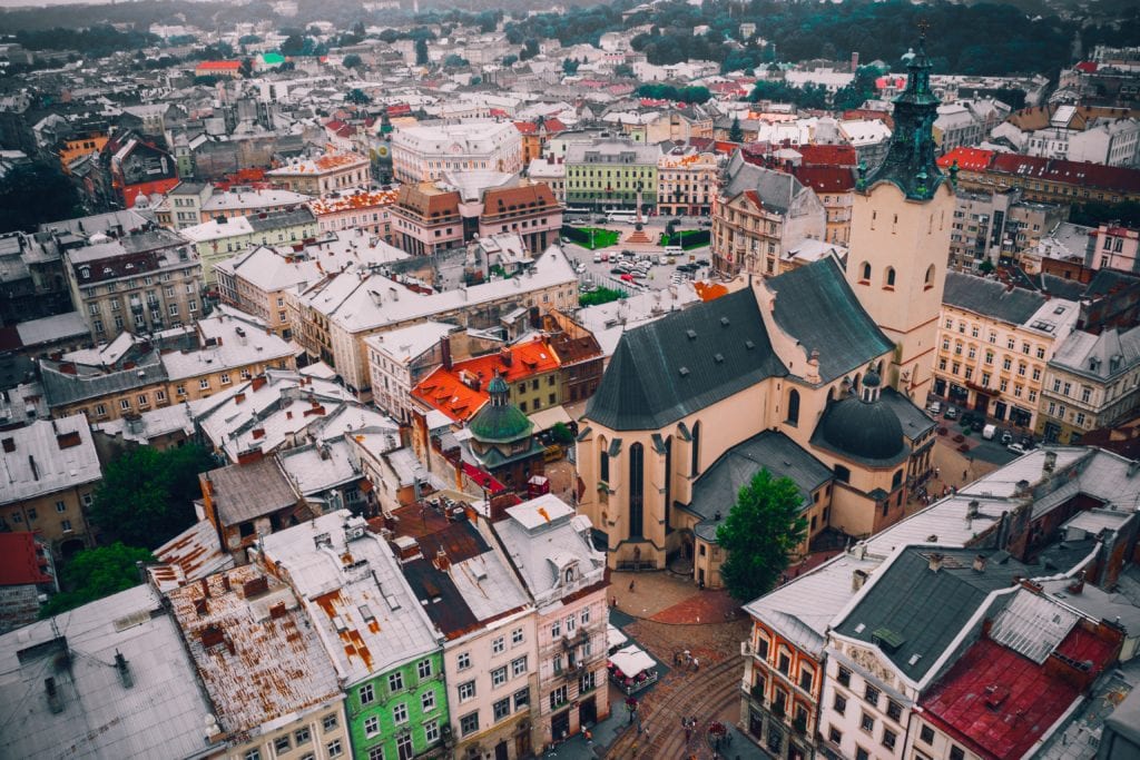 Centrum Lwowa, fot. AndriyKo Podilnyk Unsplash