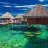 Chatki na wodzie na Tahiti, Polinezja Francuska