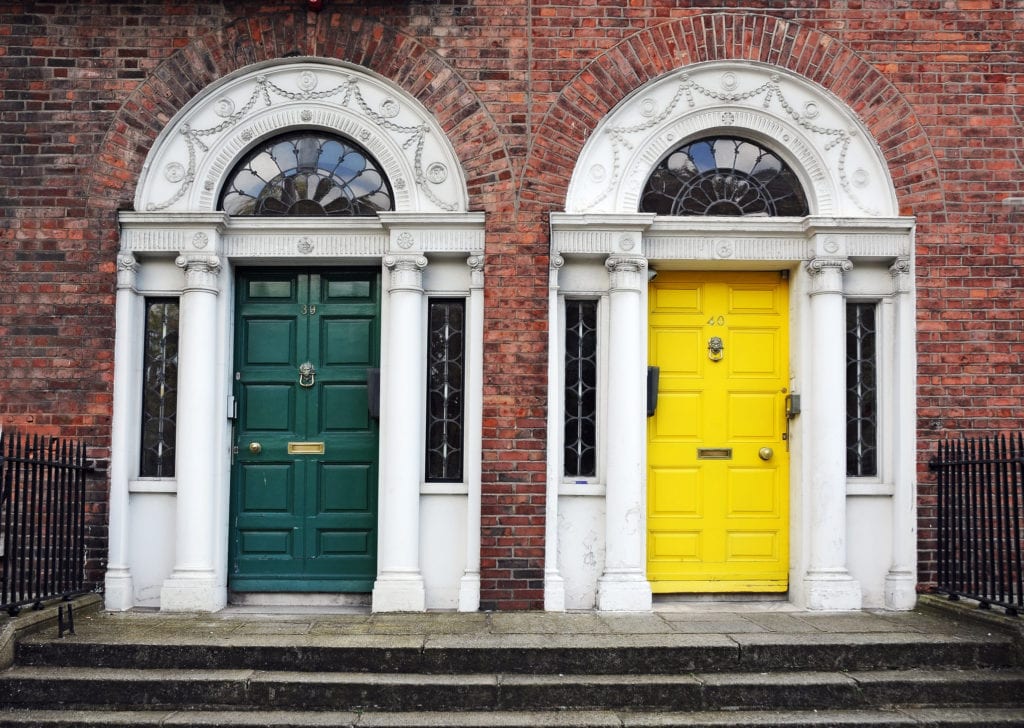 Dzwi w Dublinie, Irlandia