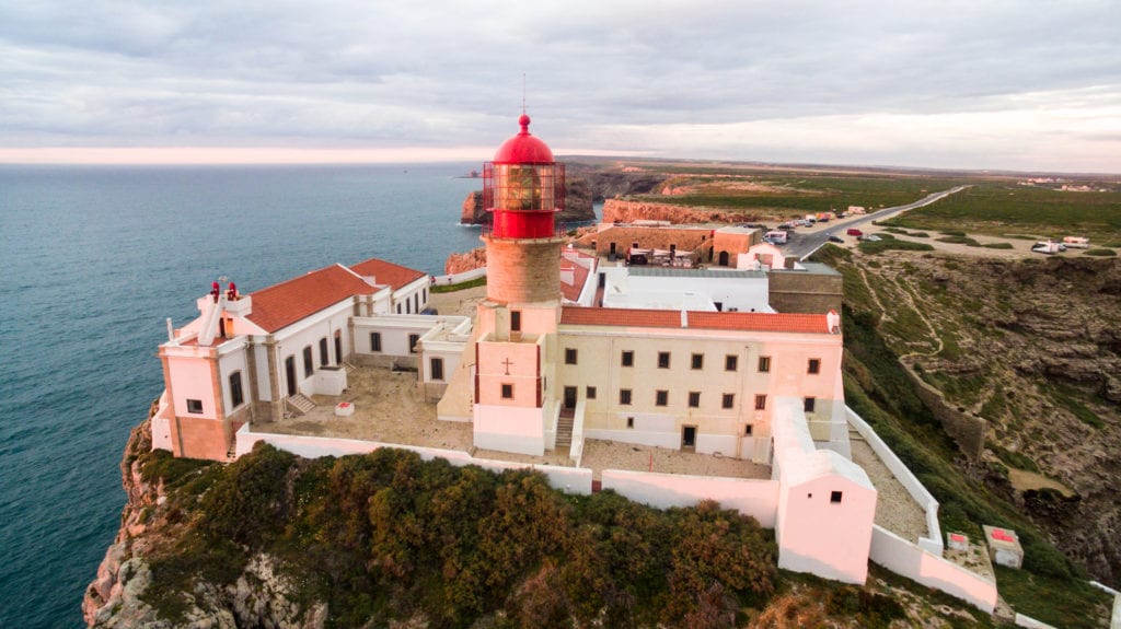 Latarnia morska na Przylądku Świętego Wincentego, Sagres Algarve