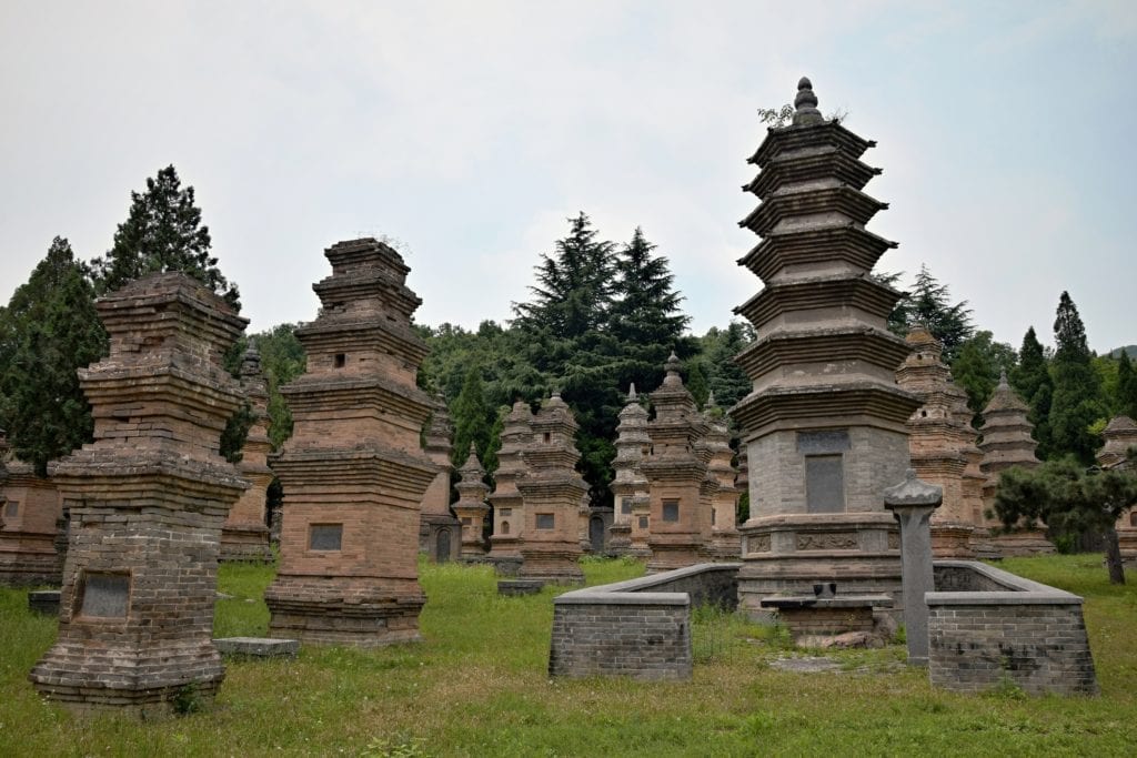 Pagody w klasztorze Szaolin, Chiny