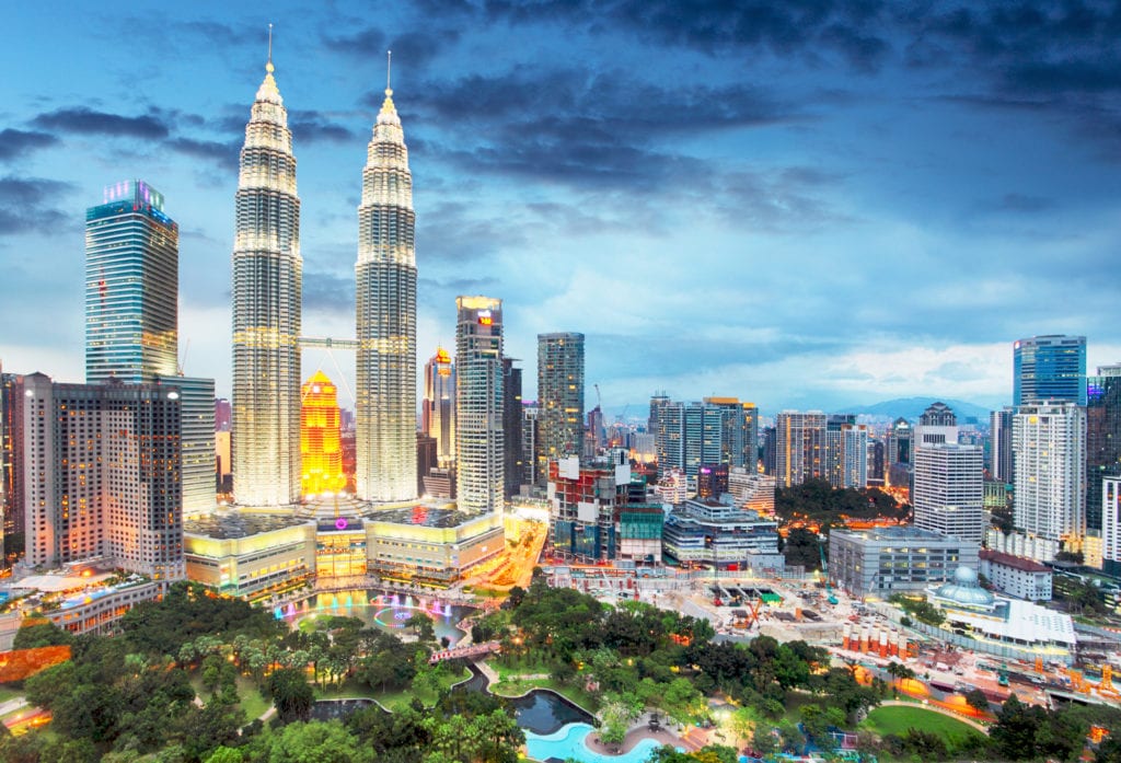 Petronas Towers w Kuala Lumpur, Malezja