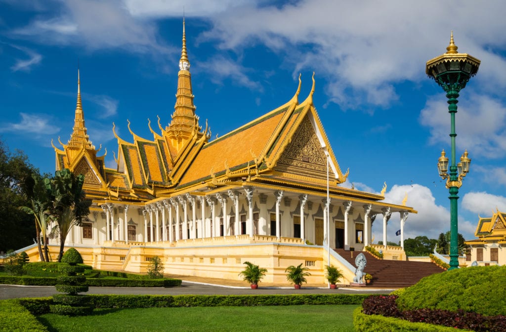 Royal Palace, Phnom Penh, Kambodża