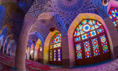 Różowy Meczet (Nasir al-Mulk) w Szirazie, Iran