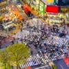 Skrzyżowanie Shibuya w Tokio, Japonia