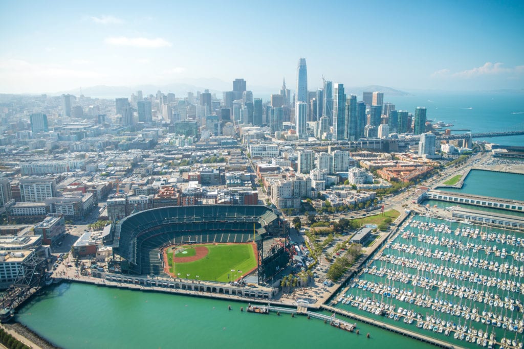 Stadion baseballowy w San Francisco, USA