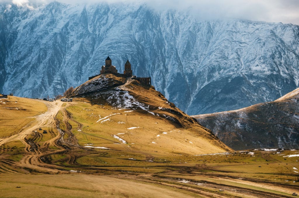 Klasztor Cminda Sameba, Gruzja