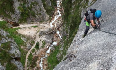 Region Dachstein jest popularny wśród miłośników wspinaczki, Austria