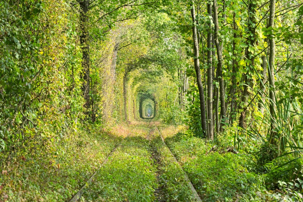 Tunel Miłości, Klewań Ukraina