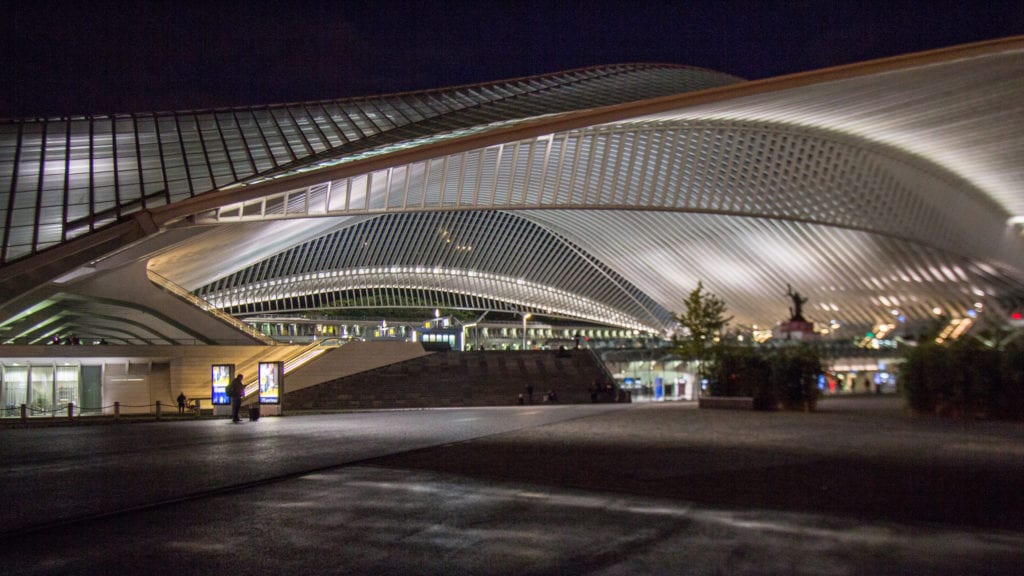 Belgijski dworzec w Liège-Guillemins, 