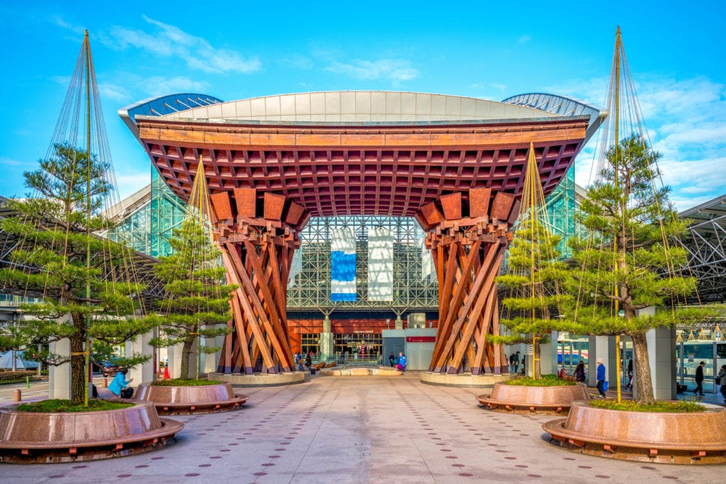 Dworzec Kanazawa, Japonia