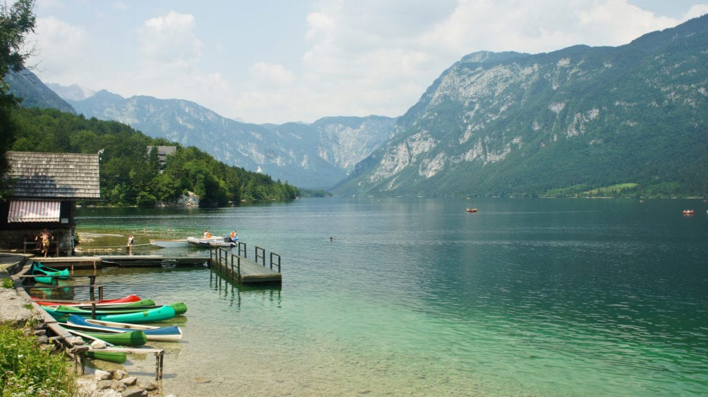 Jezioro Bohinjsko, Słowenia