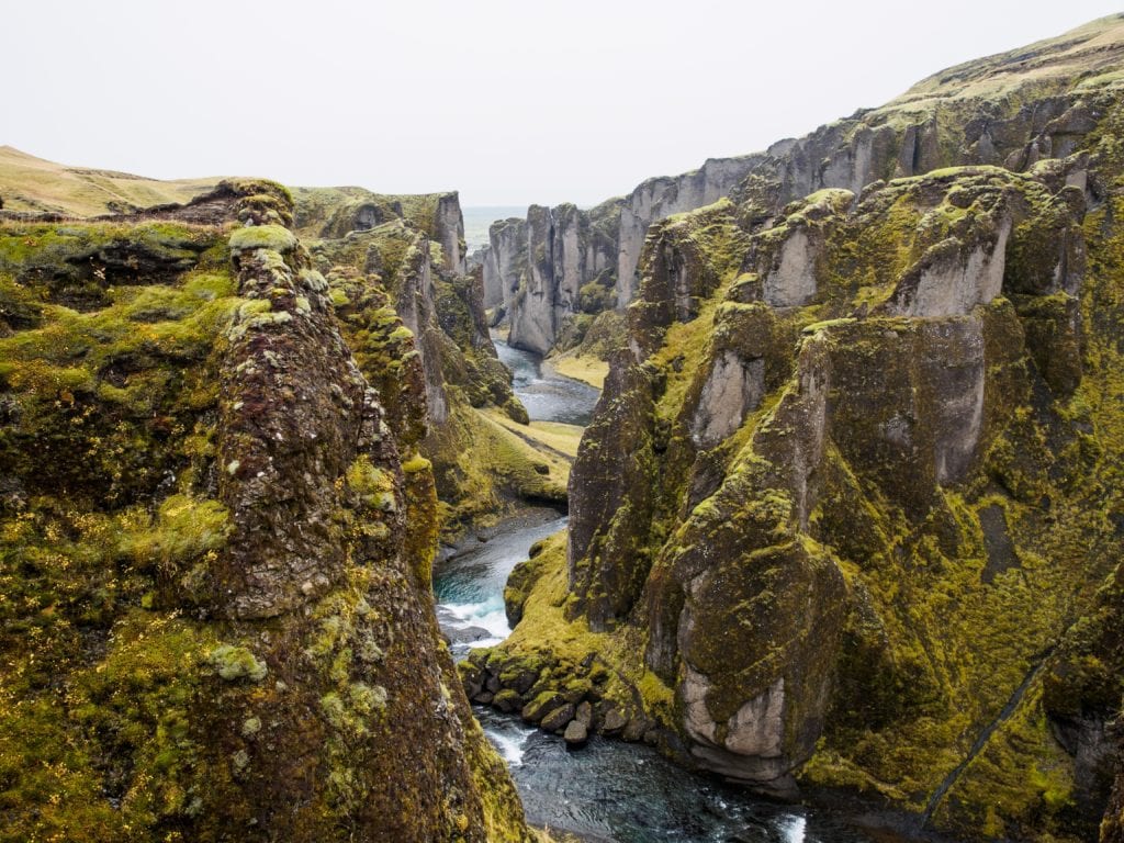 Kanion Fjaðrárgljúfur, Islandia