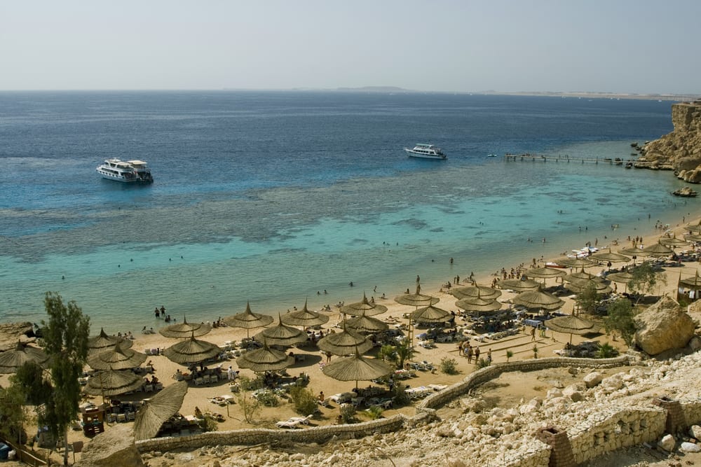 Plaże w harm El Sheik, Egipt