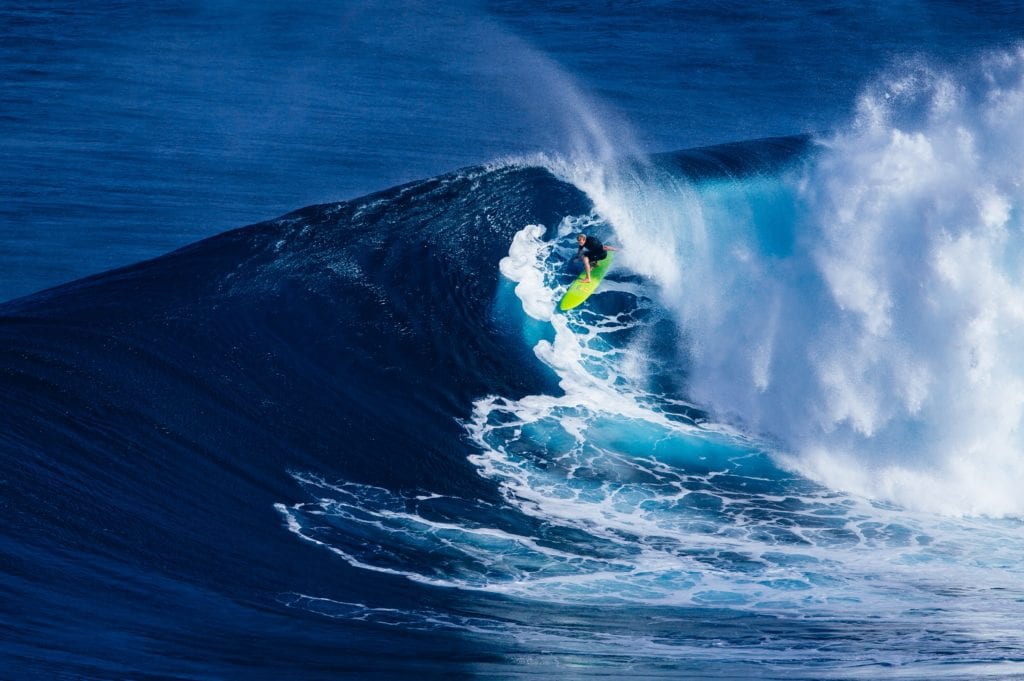 Surfing na Maui na Hawajach,