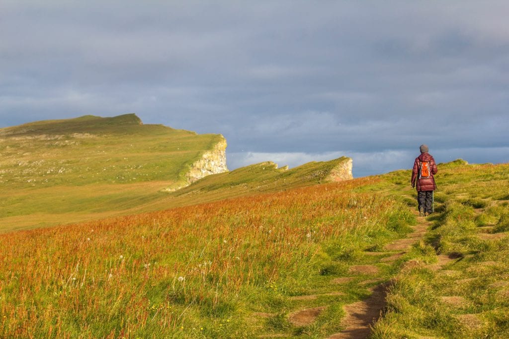 Trekking na Látrabjarg, Islandia