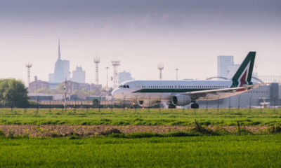 Alitalia, samolot polskiego przewoznika