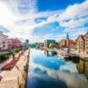 Bydgoszcz położona jest nad Brdą, nowa trasa lot warszawa - bydgoszcz