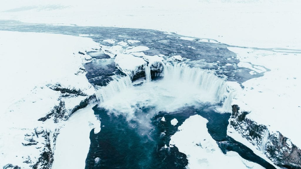 Wodospad Godafoss, Islandia