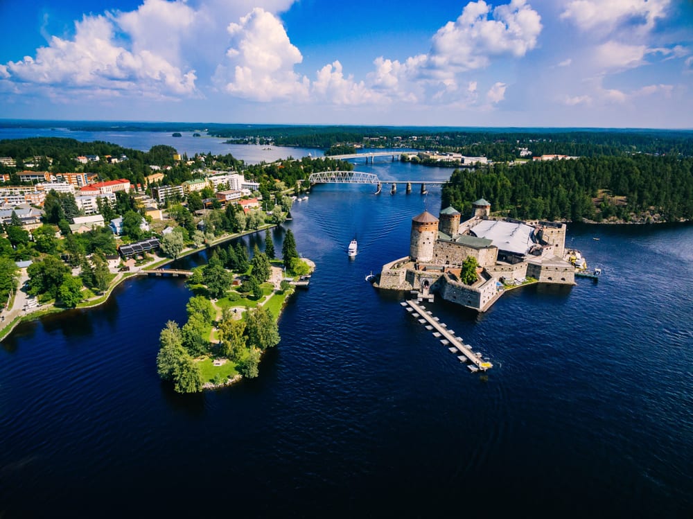 Zamek Olavinlinna, Savonlinna Finlandia