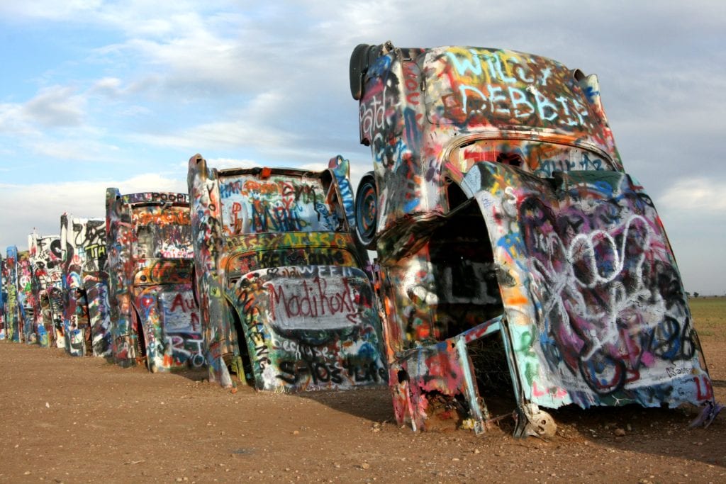 Cadillac Ranch, Route 66 USA