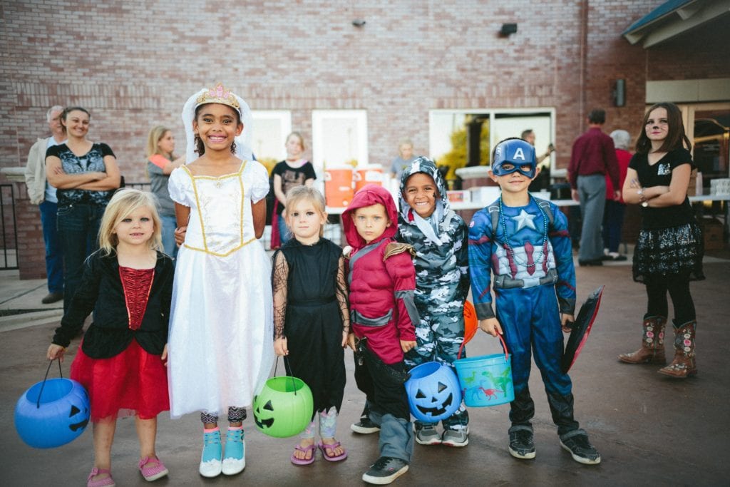 Halloween jest popularne i ulubione wśród dzieci,